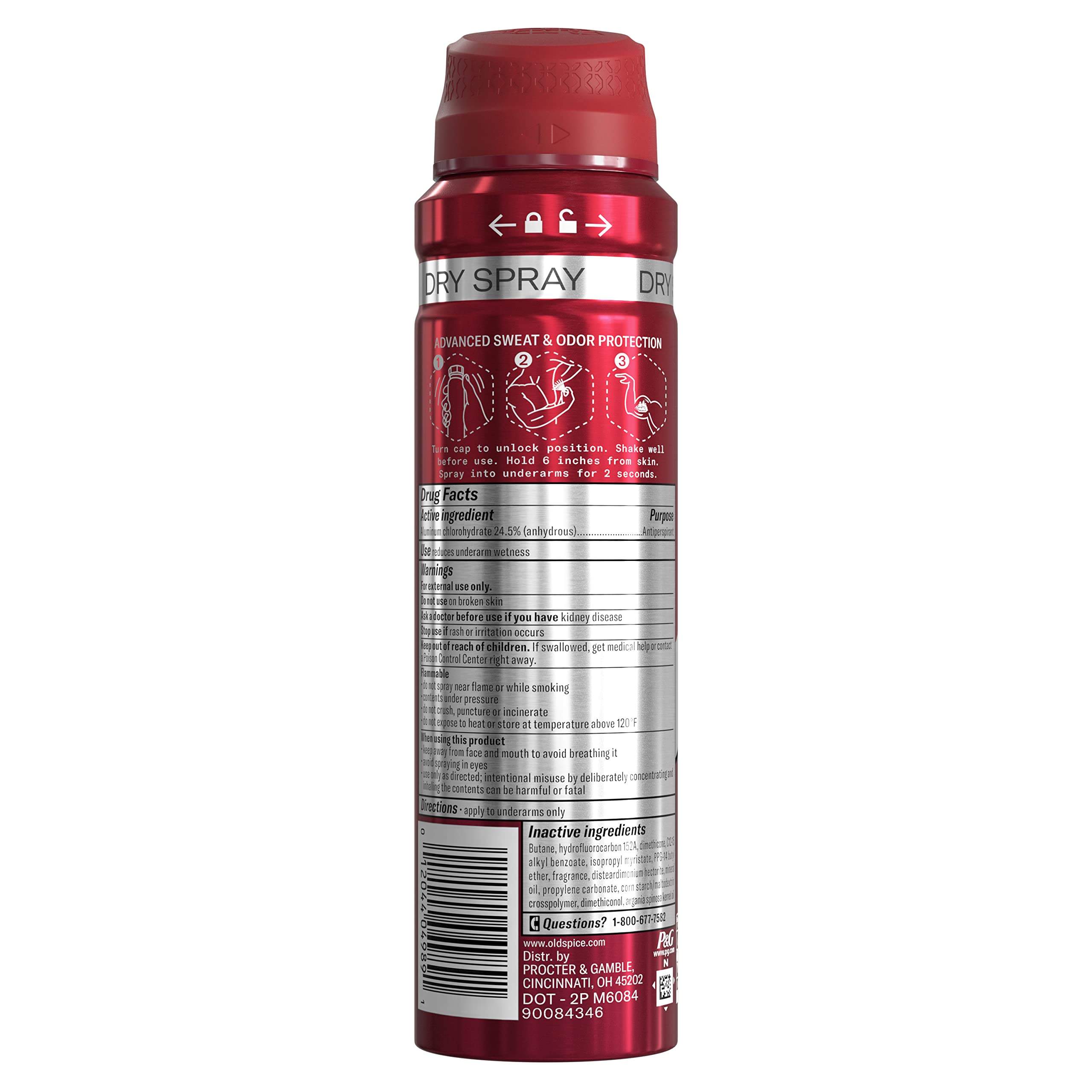138-old-spice-antiperspirant-and-deodorant-for-men-invisible-dry-spray-stronger-swagger-scent-4.3-oz-pack-of-3-5.jpg Old Spice Antiperspirant and Deodorant for Men, Invisible Dry Spray, Stronger Swagger Scent, 4.3 Oz, Pack of 3